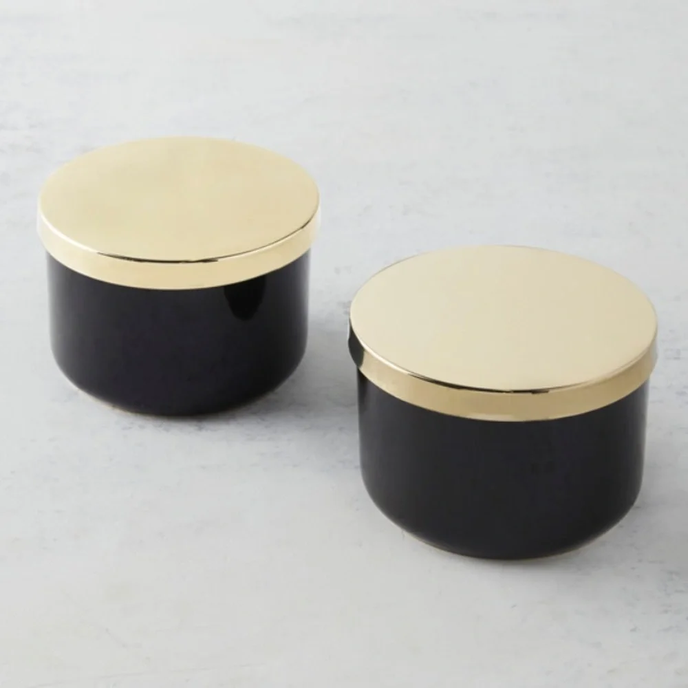 Z Gallerie Multi Use Storage Containers • Set of 2
